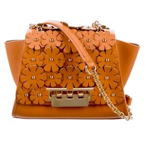Zac Posen appliqué crossbody bag
